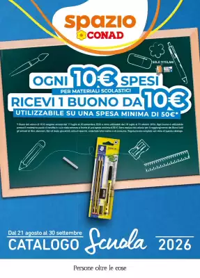 Spazio Conad | Scuola 2026 (valido fino al 30-09)