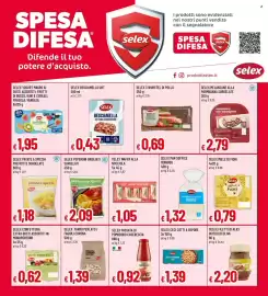 Volantino Famila Pagina 14: Selex peperoni grigliati €2,09, Selex wafer nocciola €1,05