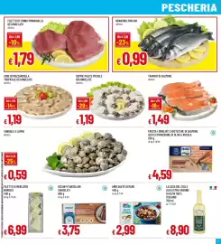 Volantino Famila Pagina 7: Frosta i grigliati 2 bistecche di salmone olio extravergine di oliva e rucola €4,59