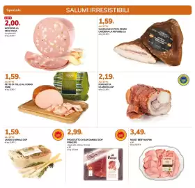 Volantino Basko Pagina 3: Lardo d'Arnad DOP €1,59, Prosciutto di San Daniele DOP Principe €2,99