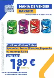 Folheto Casa Cheia Página 3: Pastilhas elásticas trident €1,89