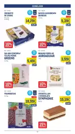 Catálogo Makro semana 34 Página 10: Greens salada cenoura/feijão verde €5,49, Framboesas metro chef €18,99