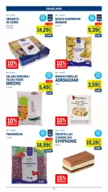Catálogo Makro semana 34 Página 10: Greens salada cenoura/feijão verde €5,49, Framboesas metro chef €18,99