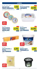 Catálogo Makro semana 34 Página 11: Burrata fresca toscanella €1,99, Queijo mozzarella ralada valformoso €5,99