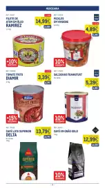 Catálogo Makro semana 34 Página 15: Rioba café grão aromático gold €12,99, Pickles em vinagre metro chef €4,89