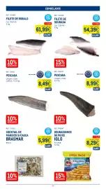 Catálogo Makro semana 34 Página 9: Pescada €8,49, Douradinhos de peixe iglo €8,29