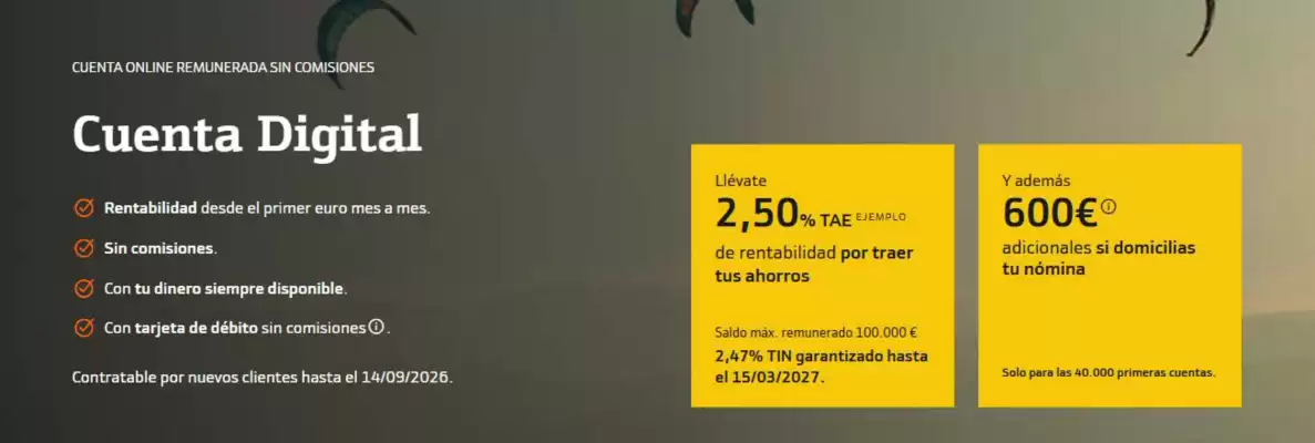 Bankinter (válido hasta el 14-09)