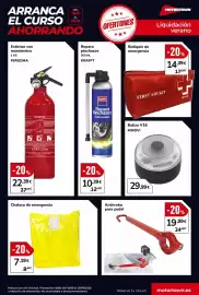 Catálogo MotorTown Página 7: Mirovi baliza v16 €29,99, Antirrobo para pedal €19,99