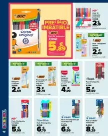 Folleto Carrefour Página 10: Sharpie bolígrafos €5,59, Pilot pack 3+1 roller frixion ball €8,29