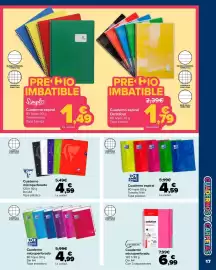 Folleto Carrefour Página 17: Simple cuaderno espiral €1,49, Oxford cuaderno microperforado €4,99