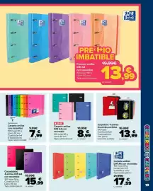 Folleto Carrefour Página 19: Carpetabloc 4 anillas DIN A4 €15,99, Enri carpeta anillas din a4 con recambio €8,99