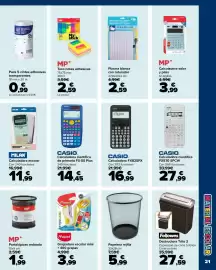 Folleto Carrefour Página 21: Papelera rejilla €5,99, Fellowes Destructora Trito 2 €27,59