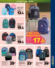 Folleto Carrefour Página 3: Mochila escolar Avengers, Stitch o Toy Story €19,90