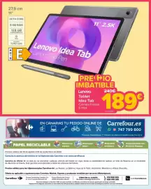 Folleto Carrefour Página 44: Lenovo Lenovo Idea Tab €189,00