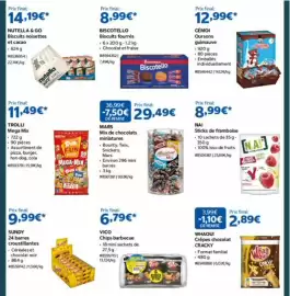 Catalogue Costco page 6: CÉMOI Oursons guimauve €12,99, BISCOTELLO Biscuits fourrés €8,99