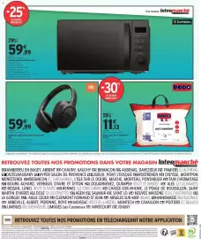 Catalogue Intermarché | Les offres page 12: JBL CASQUE TUNE 730 BLUETOOTH NOIR €59,99, DODO OREILLER SOFT COMFORT €11,13