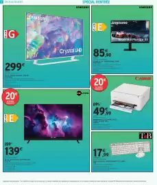 Catalogue Intermarché | Les offres page 2: Canon Imprimante Jet Encre 3 en 1 €49,99, SAMSUNG Essential Monitor S3 €85,90