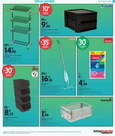 Catalogue Intermarché | Les offres page 9: COLOMBO SÉCHOIR VERTICAL 3 NIVEAUX €14,90, LEIFHEIT BALAI SPRAY €16,18
