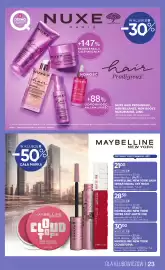 SuperPharm gazetka Strona 23: MAYBELLINE NEW YORK CLOUDTOPIA €30,00, NUXE Hair Prodigieux