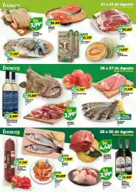 Folheto Supermercados Preços Baixos Página 3: Vinho do Porto Velhotes €4,99, Roti de Porco Nacional €7,49