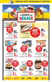 Catalogue Bi1 page 15: Nutella Pate a tartiner €2,88, Kinder Joy €3,67