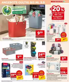 Interspar Flugblatt woche 34 Seite 13: SIMPEX COLOR Mülltrennsystem-Set €24,99, Vegano Sockenwolle €5,99
