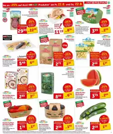 Interspar Flugblatt woche 34 Seite 5: Bio-Hendl aus Freilandhaltung €8,39, Bio-Jasmin-Reis €2,73