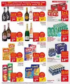 Interspar Flugblatt woche 34 Seite 9: Hochriegl Sekt €3,74, Kelly's Chips €1,49