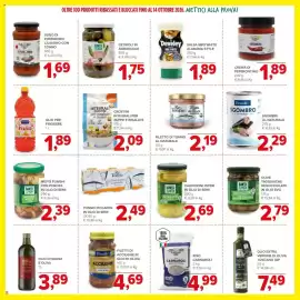 Volantino Todis Pagina 5: Re Tonno Filetti di Tonno al Naturale €2,19, Crostini integrali per insalate e zuppe €2,09