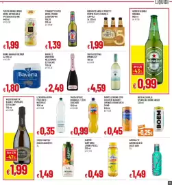 Volantino Galassia superstore Pagina 17: Babulle vino rosé millesimato extra dry €2,49, Santa Cristina Umbria IGT €4,59