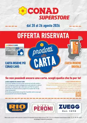 Conad Superstore | Prodotti alla carta (valido fino al 26-08)