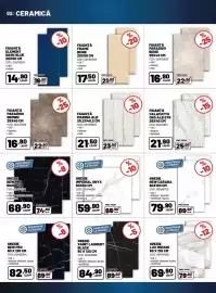 Catalog Ambient Pagină 2: Faianta Marina Alb €21,50, Faiantă Calacatta Oro Alb Str €21,90