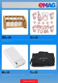 Catalog Emag săptămâna 34 Pagină 4: Power Bank 20000mAh €68,16, Ormi geanta voiaj €71,39