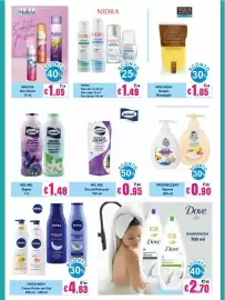 Volantino Euroshop Pagina 12: Dove bagnodoccia €2,70, Fresh&Clean Sapone €0,90