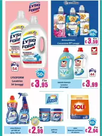 Volantino Euroshop Pagina 4: Omino Bianco Lavatrice €3,99, Ammorbidente Concentrato Coccolino €3,59
