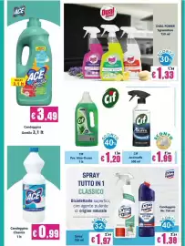 Volantino Euroshop Pagina 5: Ace candeggina gentile €3,49, Candeggina Classica Ace €0,99