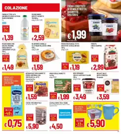 Volantino Galassia Pagina 15: Misura fette biscottate cereali antichi €1,19, Gran Cereale barrette mirtilli rossi €1,99