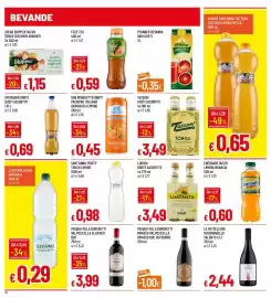 Volantino Galassia Pagina 18: San Benedetto Aranciata €0,45, Lurisia Limonata €3,49