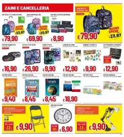 Volantino Galassia Pagina 27: Astucci 3 zip seven €26,90, Bustina Eastpak Benchmark €8,90