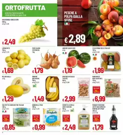 Volantino Galassia Pagina 4: Banane biologiche €1,49, Bonduelle Mais €0,99