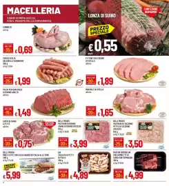 Volantino Galassia Pagina 6: Polpa per roastbeef di bovino adulto €1,49, Braciole di vitello €1,65