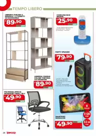 Volantino Coop Master Alleanza 3.0 Pagina 28: Party Speaker Gelly €79,90, SmartPad Mediacom €49,90