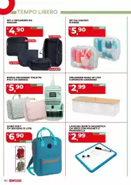 Volantino Coop Master Alleanza 3.0 Pagina 30: Borsa organiser toilette €5,90, Set 4 organizer da viaggio €4,90