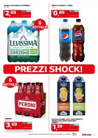 Volantino Coop Master Alleanza 3.0 Pagina 7: Acqua naturale Levissima €2,69, Peroni €3,69