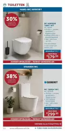 Zelfbouwmarkt folder Pagina 113: Wc hangend gary wit €179,99, Wc 'gerok' wit €299,99