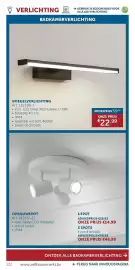 Zelfbouwmarkt folder Pagina 122: Spiegelverlichting €22,99, Opbouwspot €14,99