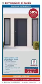 Zelfbouwmarkt folder Pagina 21: Buitendeur evora met geïntegreerde trekker €2.239,99