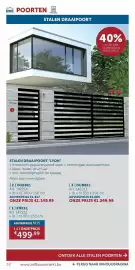 Zelfbouwmarkt folder Pagina 39: Stalen draaipoort lyon €499,99