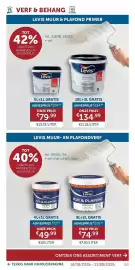 Zelfbouwmarkt folder Pagina 64: Levis primer mur & plafond €134,99, Mur & plafond €74,99