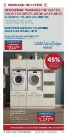 Zelfbouwmarkt folder Pagina 82: Wasmachine kasten €214,99, Wasmachine kast wit €1.177,99